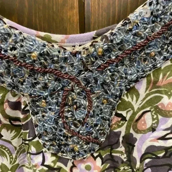 Free People Western Royalty Beaded Sun Dress - Picture 3 of 7